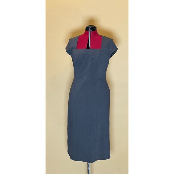 H&M Knee length dark blue dress - Picture 1 of 6